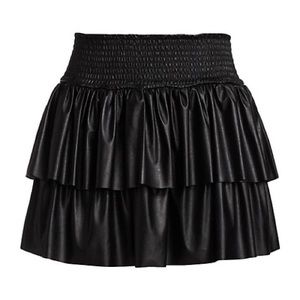 Ramy brook maryjo faux leather skirt